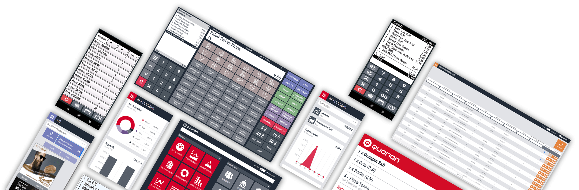 QMP POS software for desktop and mobile devices.