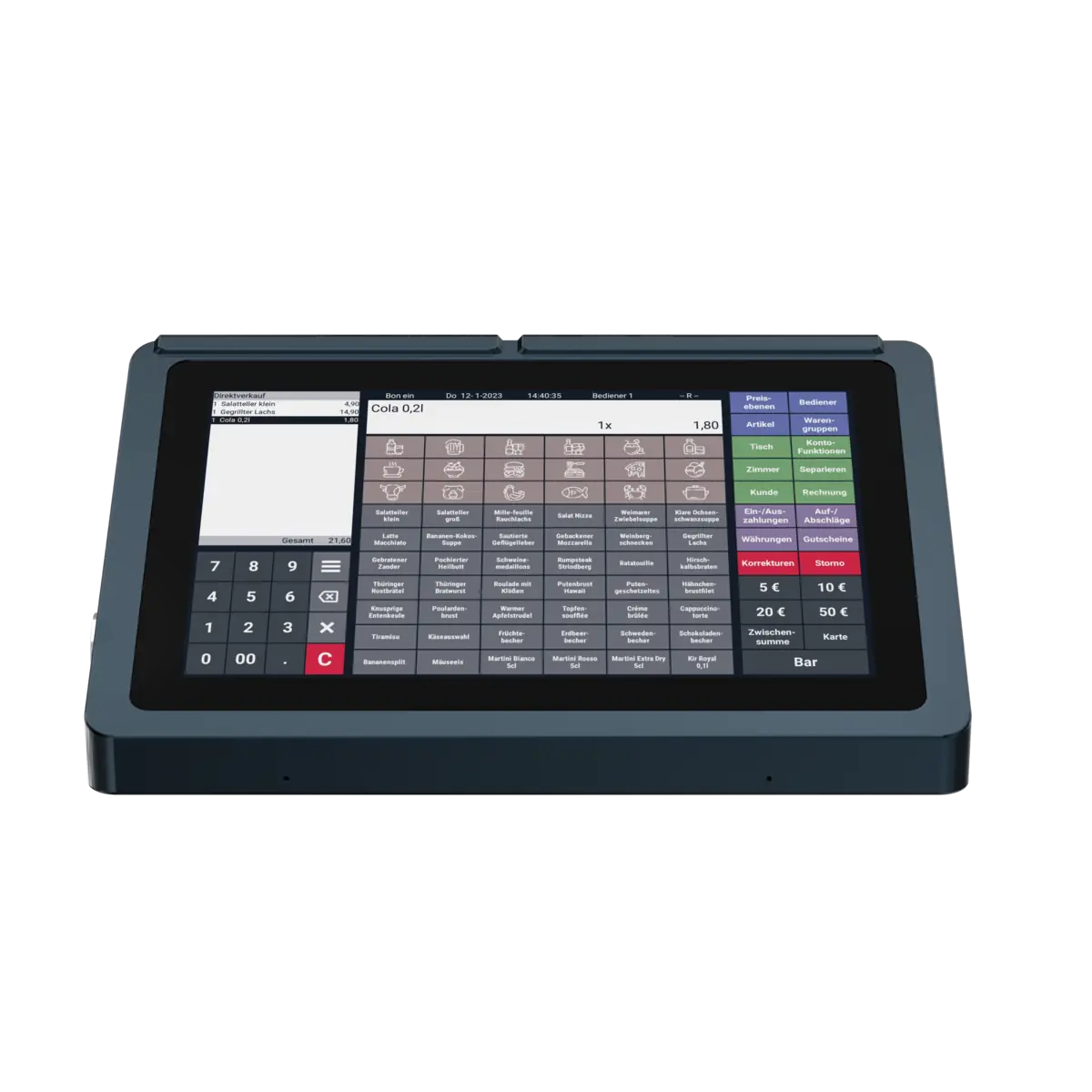 ladenkasse qtouch9 vorne