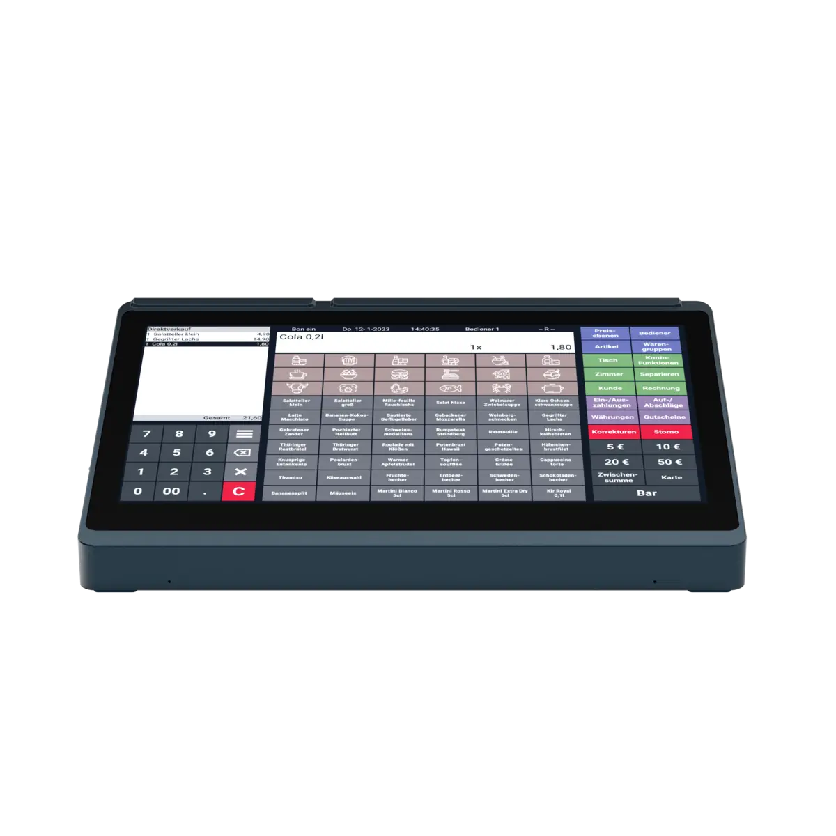 Android Kassensystem QTouch16