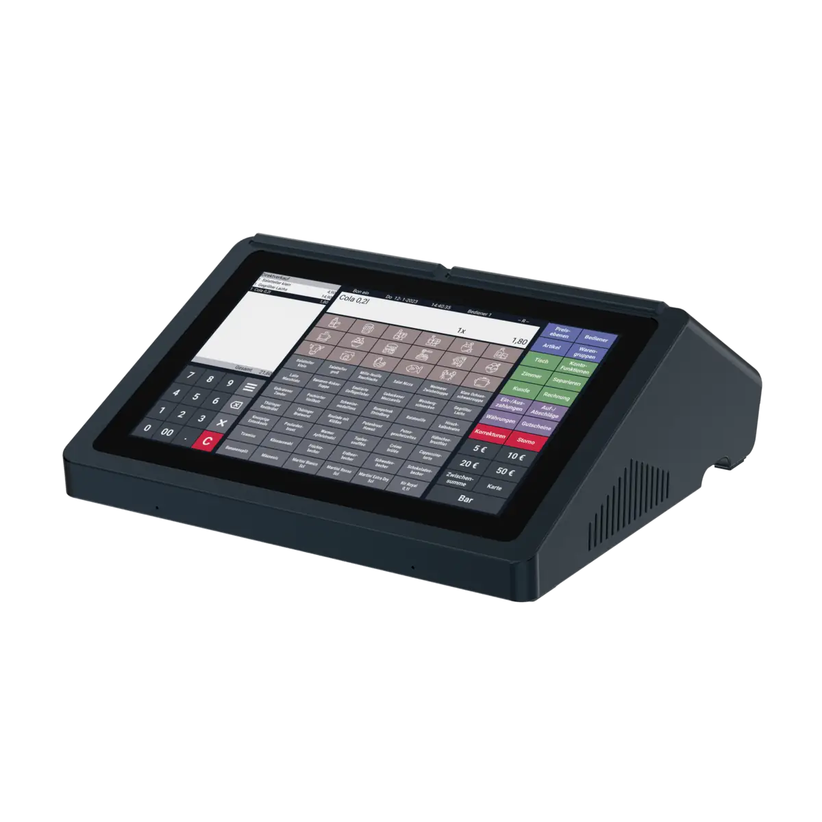Android pos system QTouch9, right